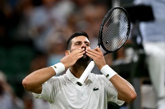 Novak Djokovic at Wimbledon