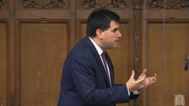 Richard Burgon speaks in the House of Commons