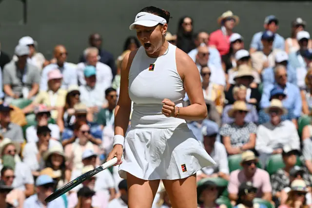 Amanda Anisimova at Wimbledon