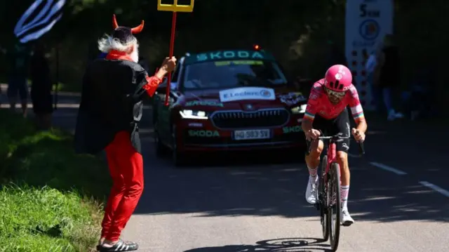 Ben Healy during stage six of the 2025 Tour de France
