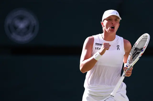Iga Swiatek at Wimbledon