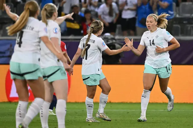 Hlin Eiriksdottir celebrates