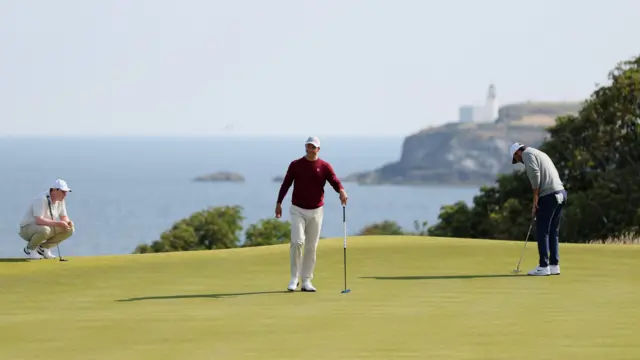 Players in action at the Scottish Open