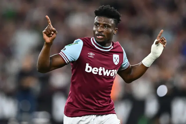 West Ham forward Mohammed Kudus