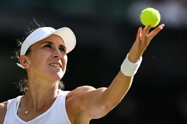 Belinda Bencic at Wimbledon