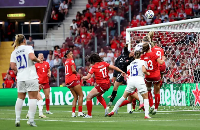 Livia Peng makes a save