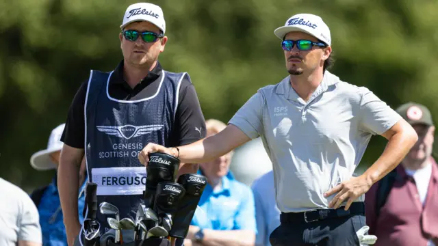 Ferguson and caddie