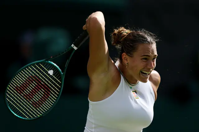 Aryna Sabalenka at Wimbledon