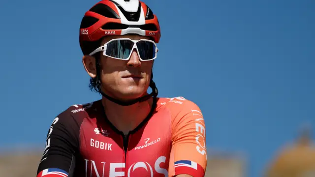 Geraint Thomas before stage seven of the 2025 Tour de France