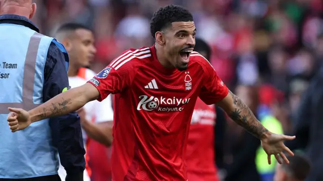 Morgan Gibbs-White celebrates