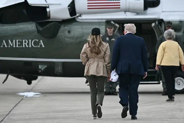 Donald Trump and Melania Trump