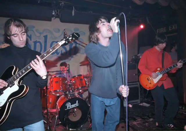 Oasis at Water Rats in 1994