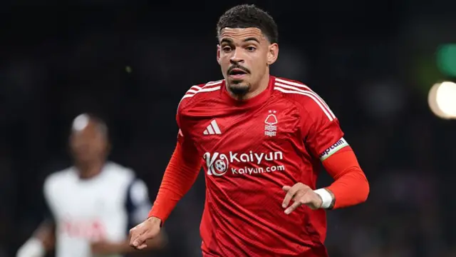 Morgan Gibbs-White in action against Tottenham