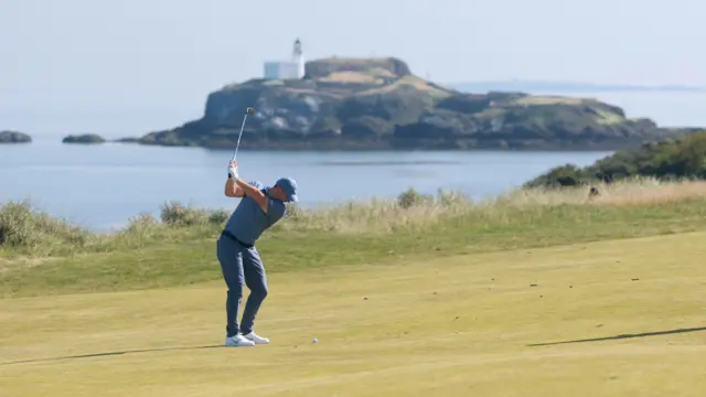 Rory McIlroy in action