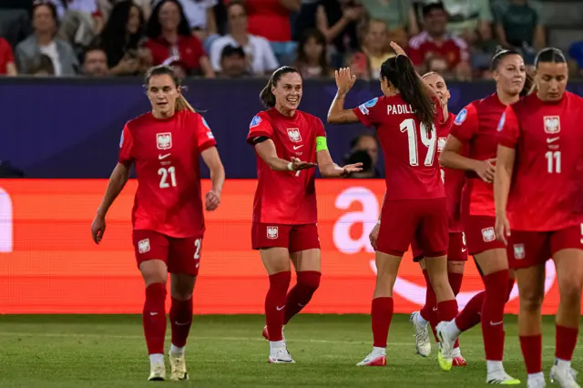 Poland celebrate