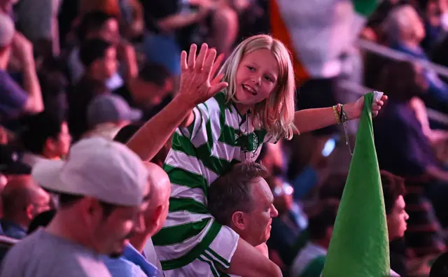 Irish fan in the crowd