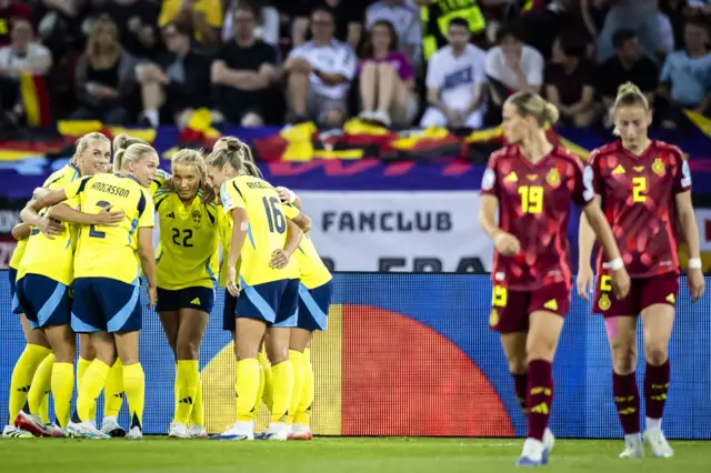 Sweden celebrate