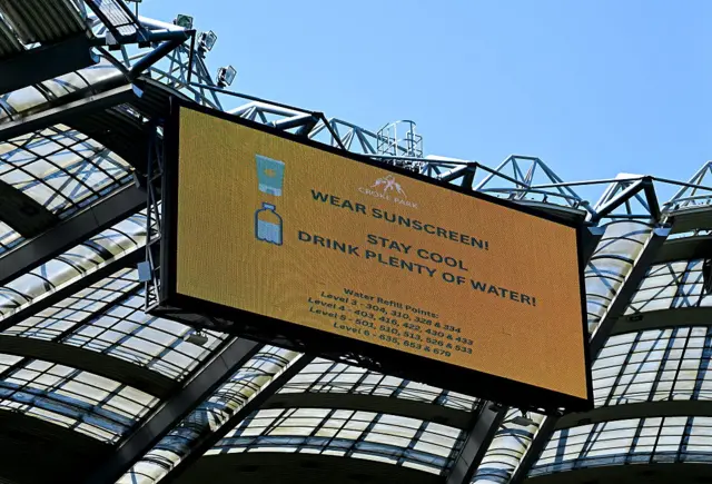 A big screen at Croke Park