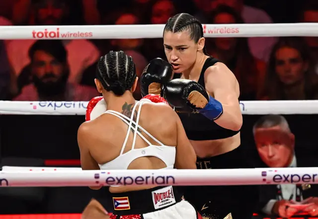 Katie Taylor and Amanda Serrano