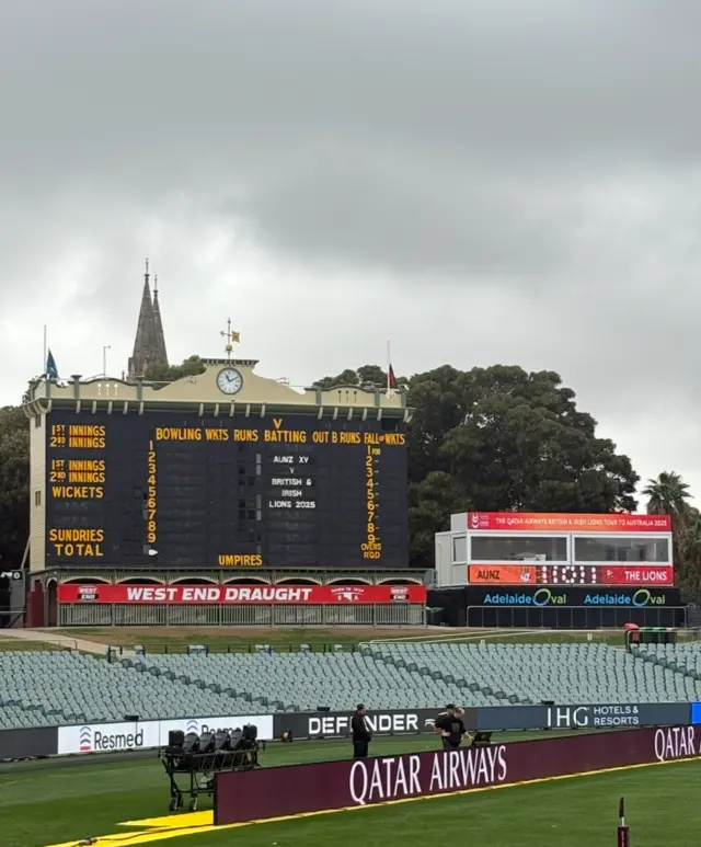 The oldest operating scoreboard in international cricket can be found at the Oval