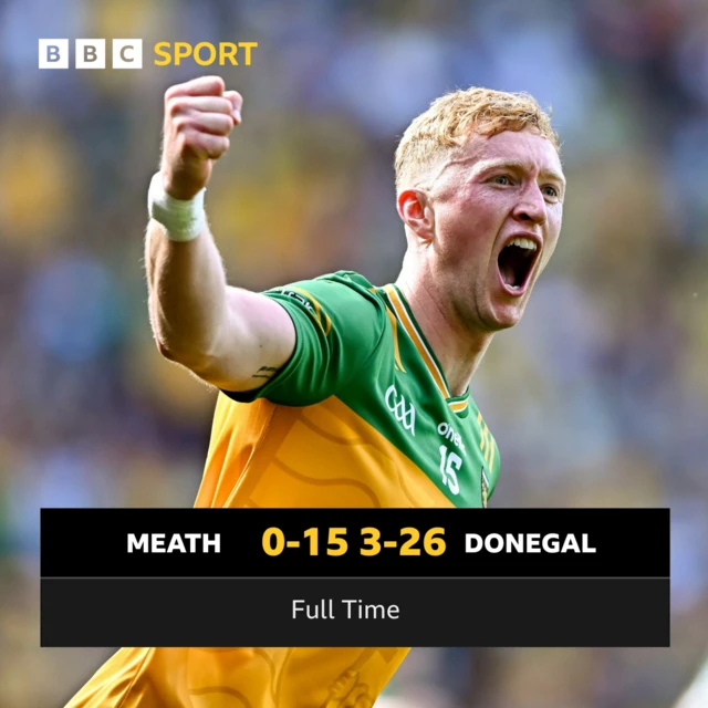 FT: Meath 0-15 Donegal 3-26