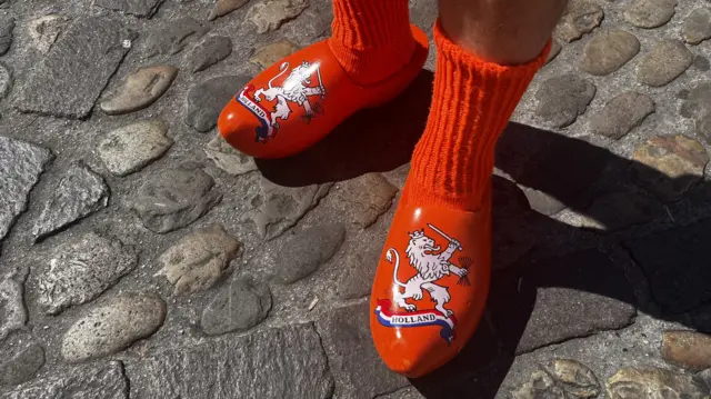 Netherlands fans shoes
