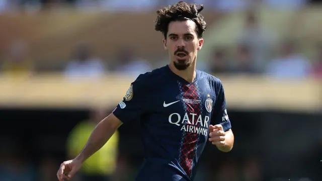 Vitinha in action for PSG
