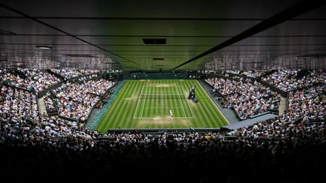 A view of Centre Court