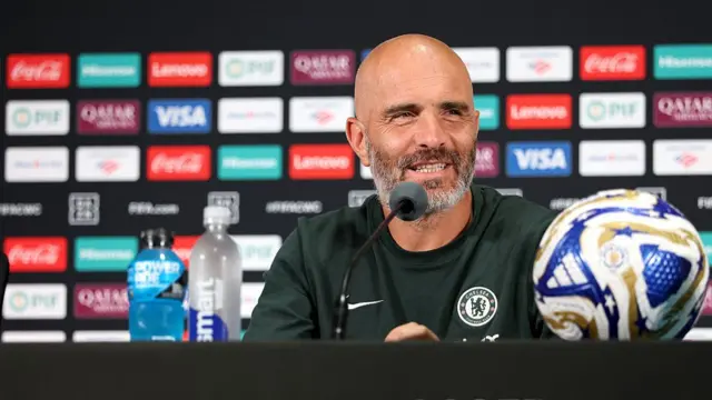 Chelsea manager Enzo Maresca in his pre-match news conference