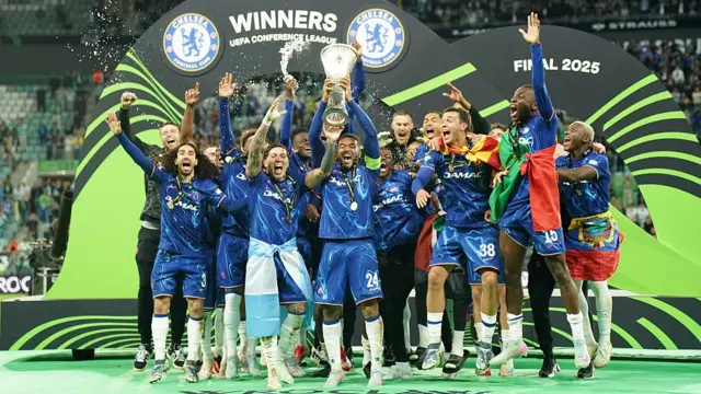 Conference League trophy lift