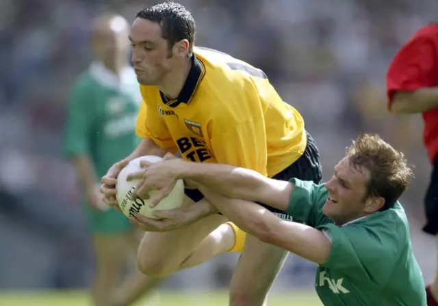 Brendan Devenney playing against Meath in 2002