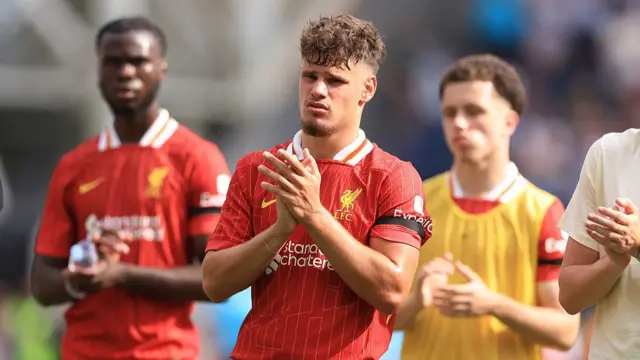Milos Kerkez during the pre-season friendly