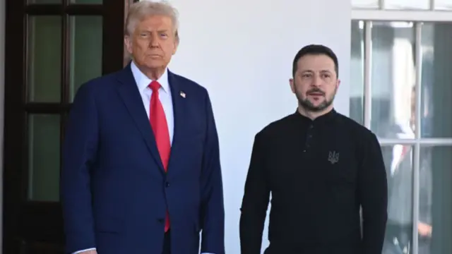 Trump and Zelensky