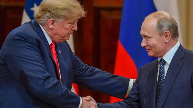 Trump and Putin in 2017