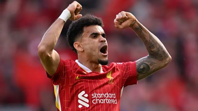 Luis Diaz of Liverpool