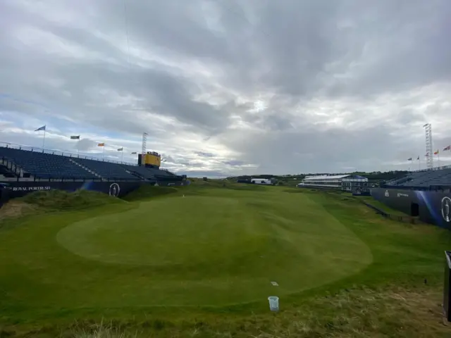 18th green at Portrush