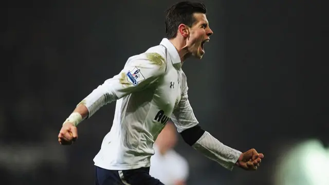 Bale in action for Tottenham