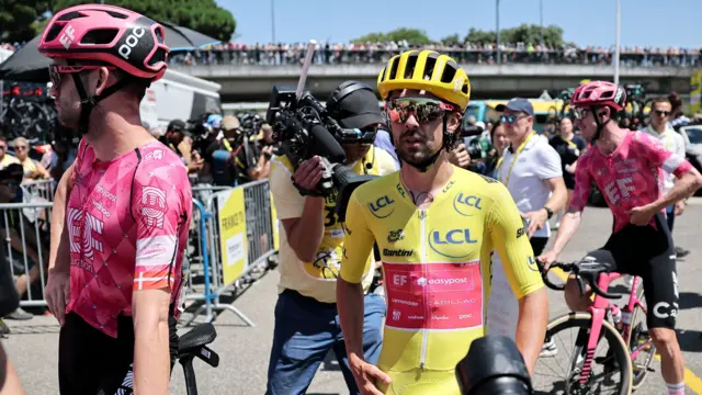 Ben Healy before stage 11 of the 2025 Tour de France