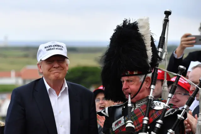 Donald Trump at Turnberry