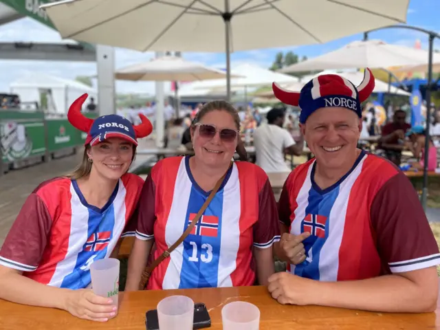 Norway fans in Geneva.