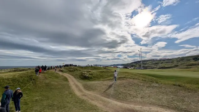 A view of the Portrush sky