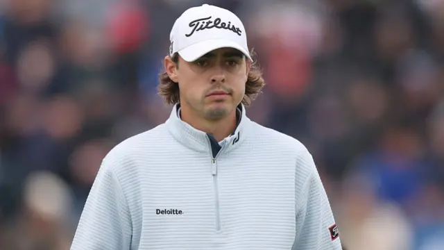 Jacob Skov Olesen watches on during the 153rd Open Championship at Royal Portrush
