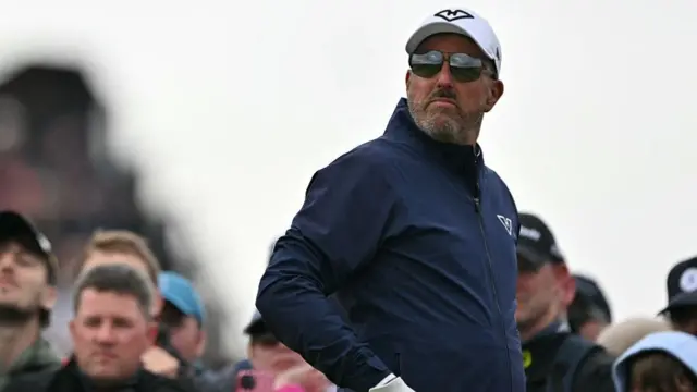 Phil Mickleson looks on during The Open 2025