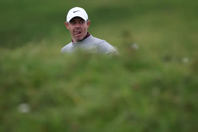 Rory McIlroy on Day One of The Open, Portrush