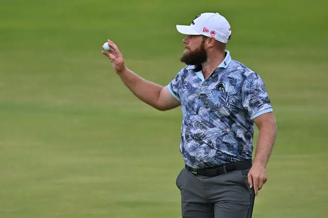 Tyrrell Hatton on day one of The Open, Portrush