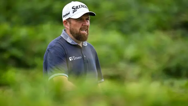 Shane Lowry looks on during The Open