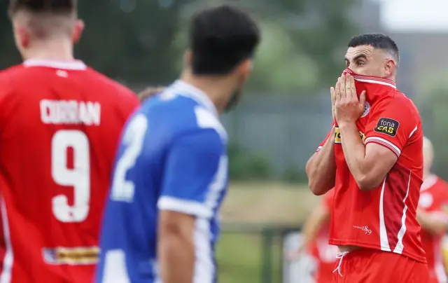 Joe Gormley frustrated