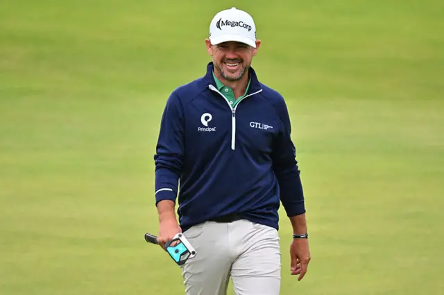 Brian Harman on day one at The Open, Portrush