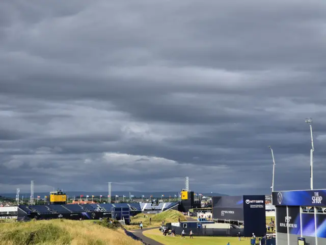 The Open grandstand