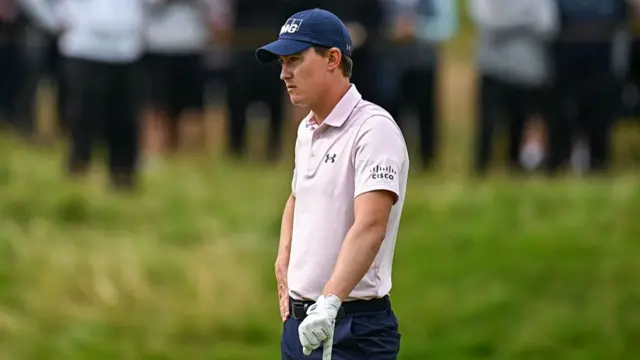 Maverick McNealy at The Open 2025